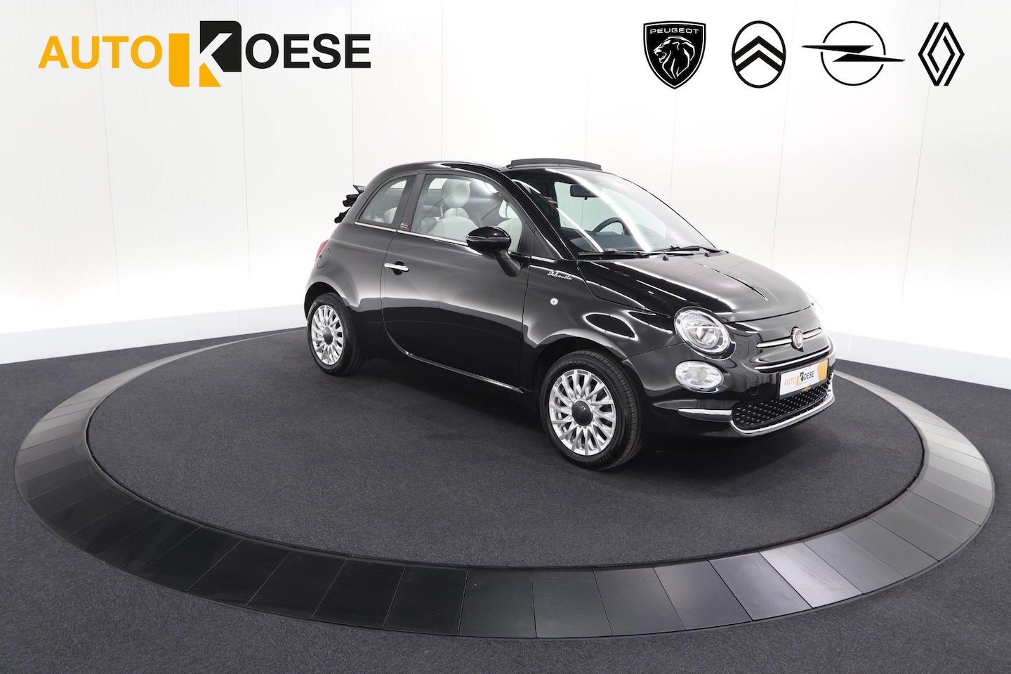 Fiat 500 C - 1.0 Hybrid Dolcevita | Elektrisch Vouwdak | Apple Carplay | Parkeersensoren | Climate Cont - AutoWereld.nl