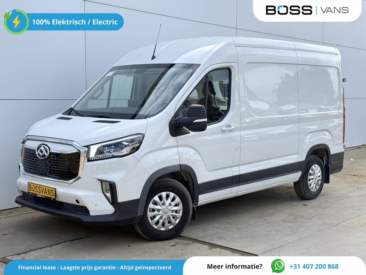 Maxus eDeliver 9 - 72kWh Nieuw Elektrisch 72kWh 280km WLTP L2H2 204PK ACC Stoelverwarming Snelladen LED Airco - AutoWereld.nl