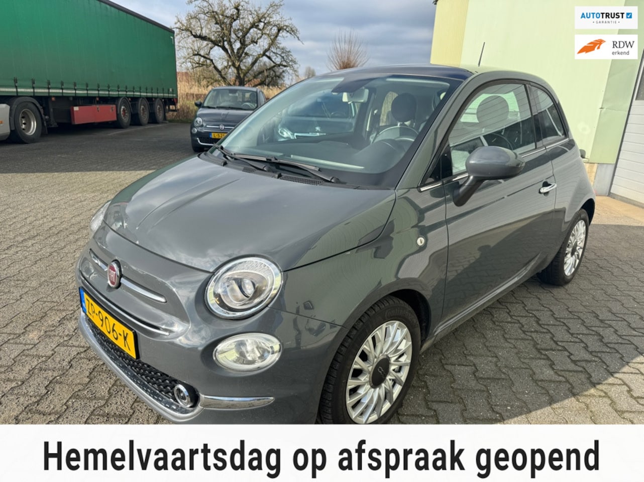 Fiat 500 - Apple|CarPlay|Lounge|Panoramadak|Airco|Leder|Lm Velgen - AutoWereld.nl
