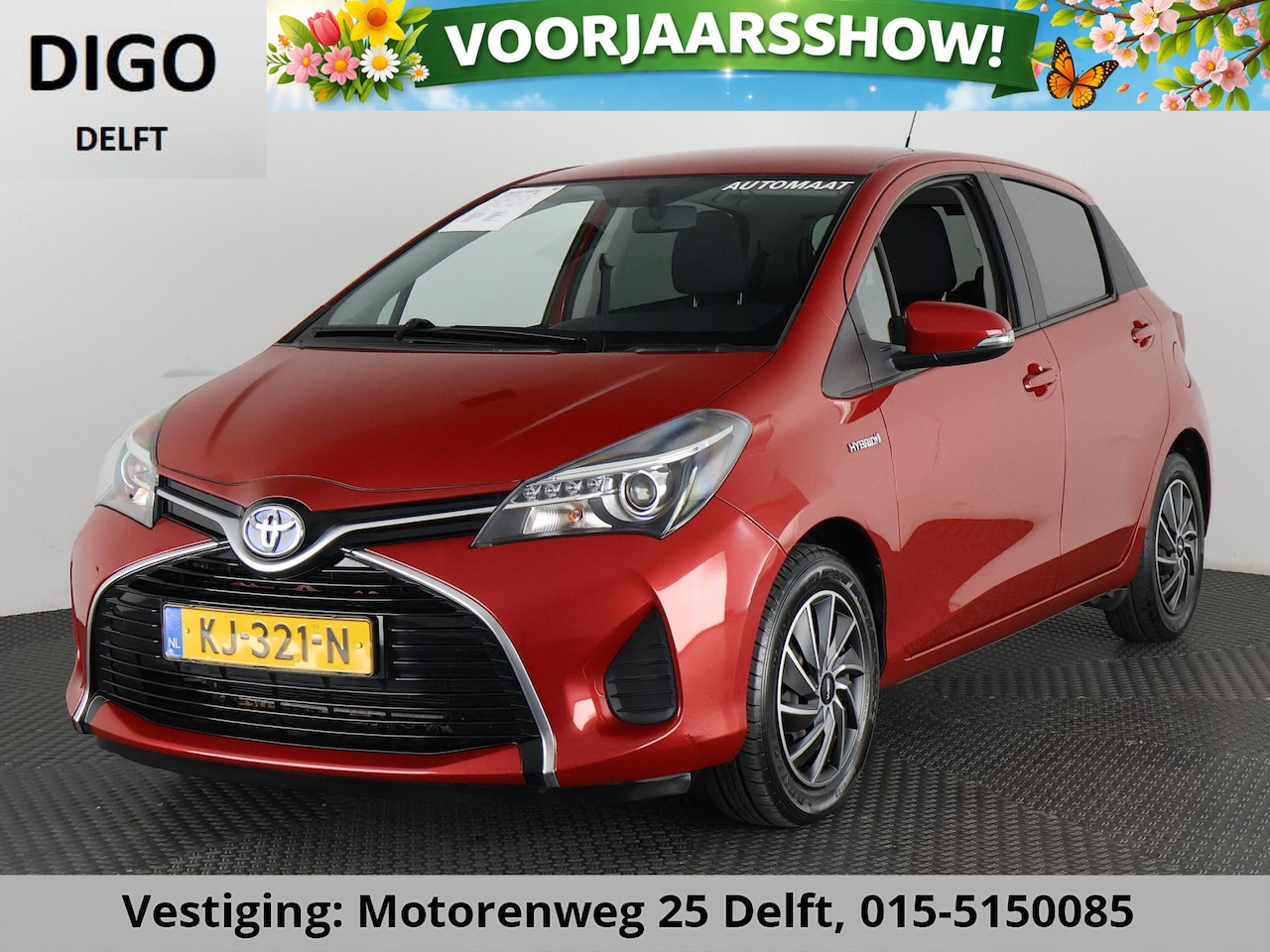 Toyota Yaris - 1.5 HYBRID AUTOMAAT STYLE CLIMAT CONTROL . 2 ZONE AIRCO.SLECHTS 77.000 KM . PRIVACY GLAS - AutoWereld.nl