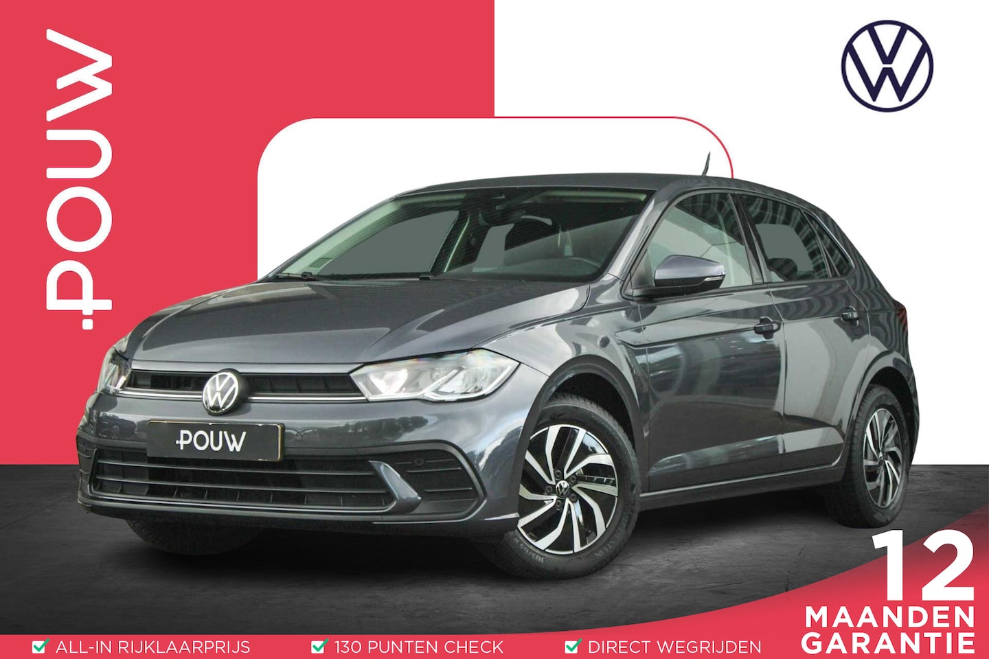 Volkswagen Polo - 1.0 TSI 95pk Life | Apple CarPlay & Android Auto | Navigatie | Parkeersensoren - AutoWereld.nl