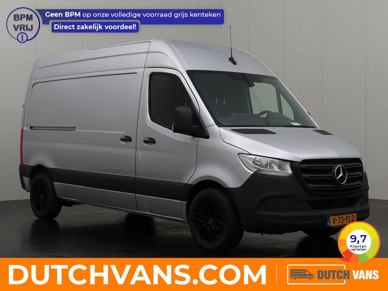 Mercedes-Benz Sprinter - 9G-Tronic Automaat L2H2 | Multimedia | Camera | Airco | 3-Zits | Betimmering - AutoWereld.nl