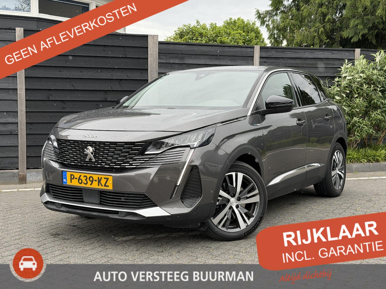 Peugeot 3008 - Allure Pack Business 1.6 HYbrid 225PK EAT8 Aut. Navigatie, Achteruitrijcamera, Trekhaak, K - AutoWereld.nl