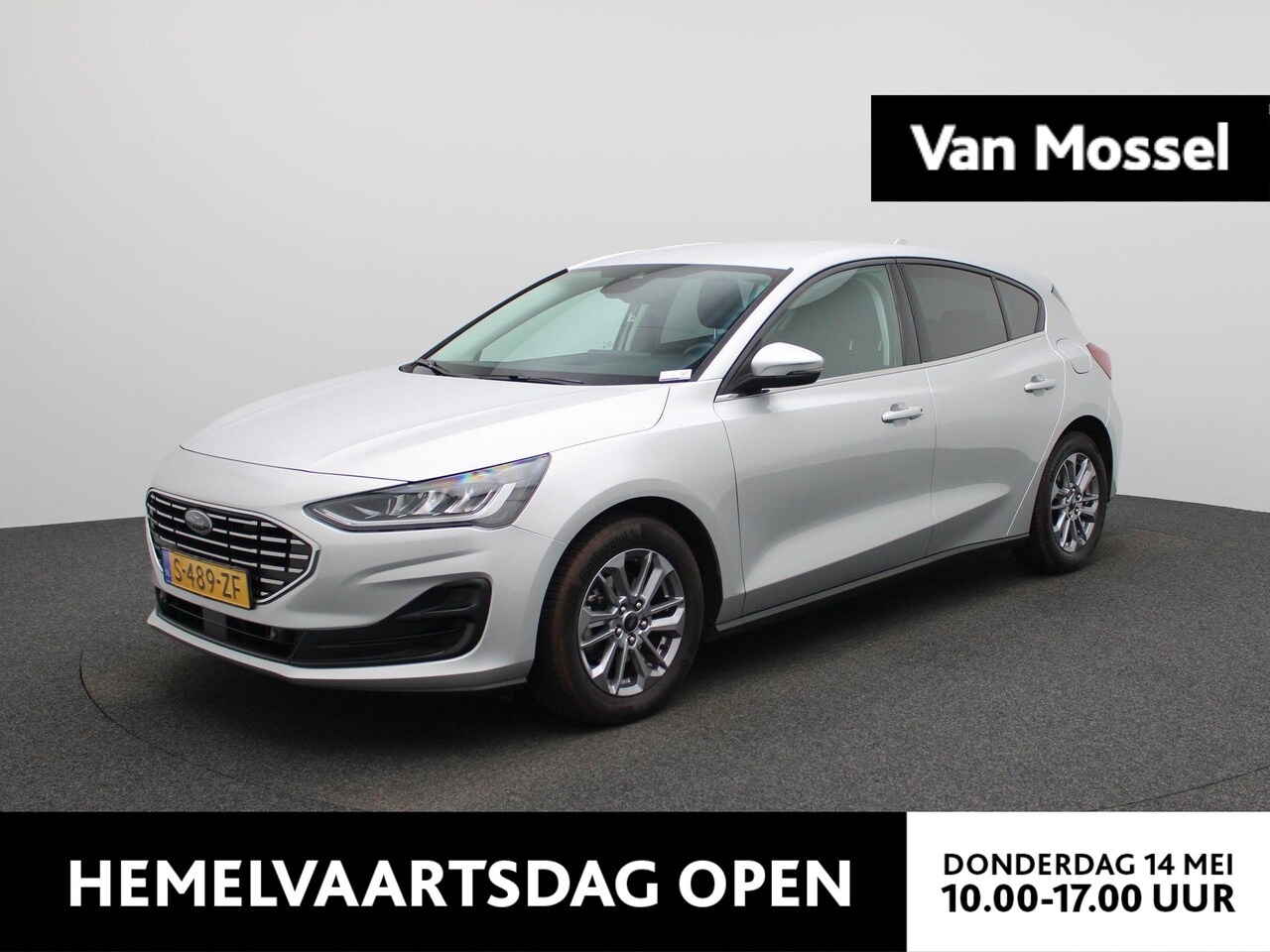 Ford Focus - 1.0 EcoBoost Hybrid Titanium 16" Lichtmetalen Velgen | Draadloze Apple Carplay/Android Aut - AutoWereld.nl