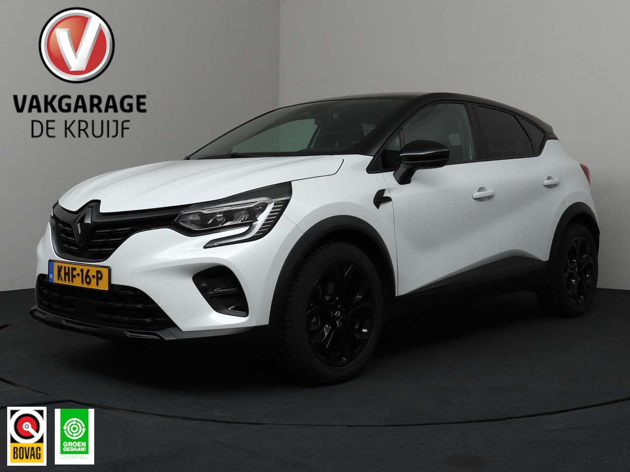 Renault Captur - 1.6 E-Tech hybrid 145 SL Rive Gauche Black line | Camera | Cruise | Climate control! - AutoWereld.nl