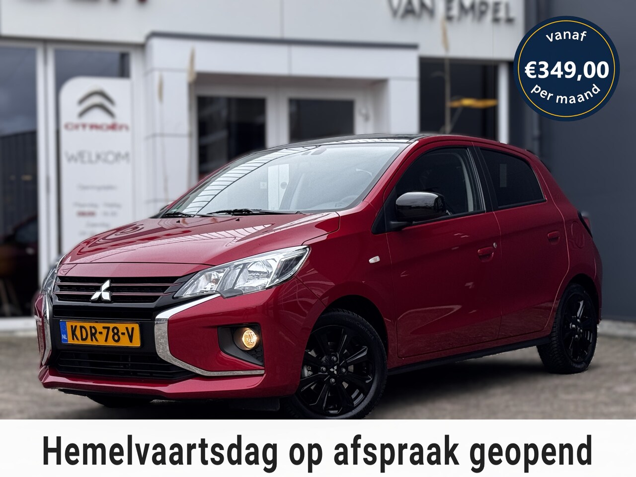 Mitsubishi Space Star - 1.2 Dynamic | Automaat | Camera | All-Season banden | Navi by App | DAB | Airco | Cruise C - AutoWereld.nl