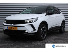 Opel Grandland - 1.2 TURBO 130PK LEVEL 4 ULTIMATE AUTOMAAT / NAVI / LEDER / CLIMA / LED / PDC / AGR / 19" L