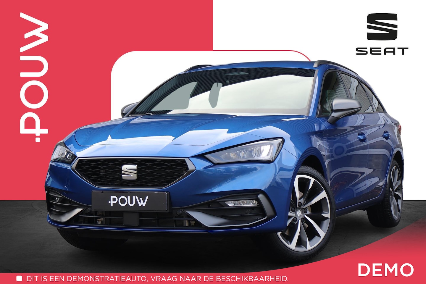 SEAT Leon Sportstourer - 1.5 TSI 204pk e-Hybrid FR Business | Trekhaak | Stoelverwarming | Achterklep Elektrisch - AutoWereld.nl