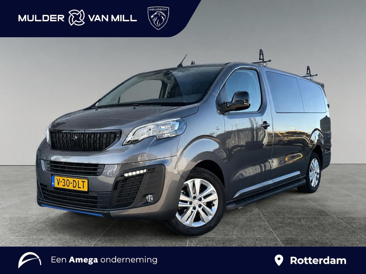 Peugeot Expert - Long L3 Asphalt 2.0 BlueHDi 180pk EAT8 | GLASS LOOK | OMVORMER | LEDER | BETIMMERING | ADA - AutoWereld.nl
