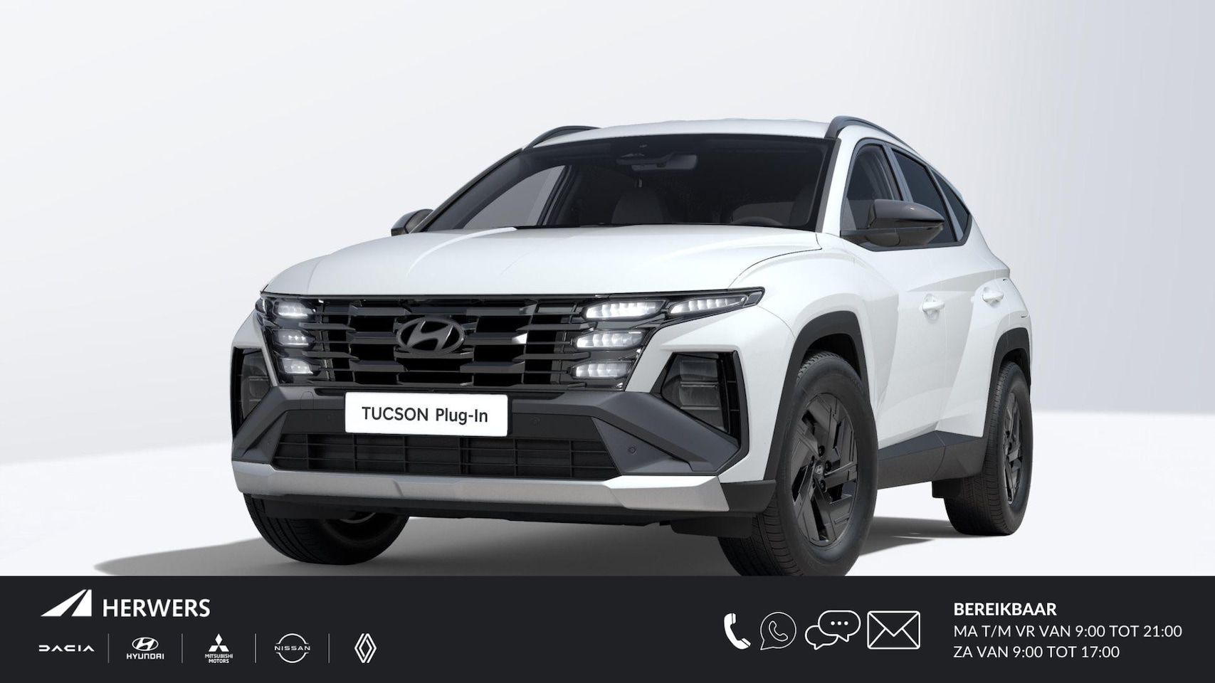 Hyundai Tucson - 1.6 T-GDI PHEV Pure Edition / €43.995,- Rijklaar / Stoel+Stuur Verwarming / Navigatie / Ap - AutoWereld.nl