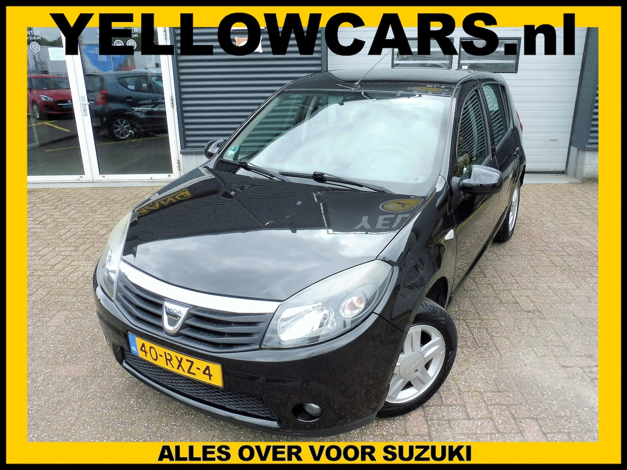 Dacia Sandero - 1.2 Blackline Airco/Trekhaak - AutoWereld.nl