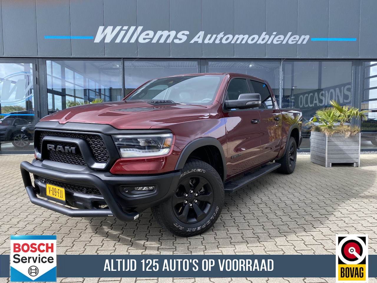 Dodge Ram 1500 - 5.7 V8 4x4 Crew Cab Rebel Stoelverw, Camera & App-Connect Prins LPG , Digitaal Dashboard - AutoWereld.nl