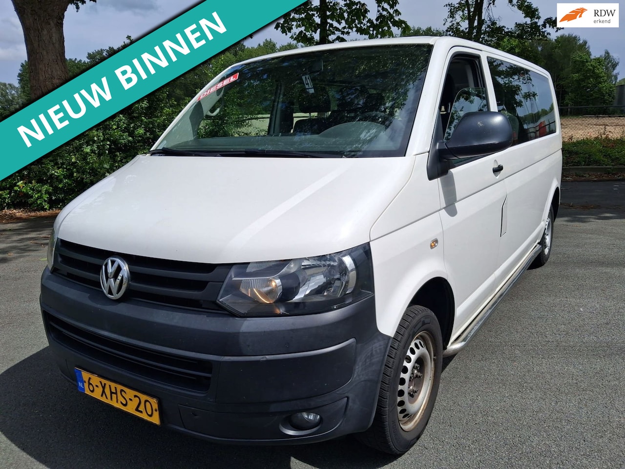 Volkswagen Transporter Kombi - 2.0 TDI L2H1 BM Comfortline 9 PRSN UITVOERING MET AIRCO - AutoWereld.nl