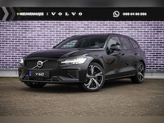 Volvo V60 - 2.0 T6 Plug-in hybrid AWD Ultra Dark | Schuif-/kanteldak | Head Up Display | Donker Glas |