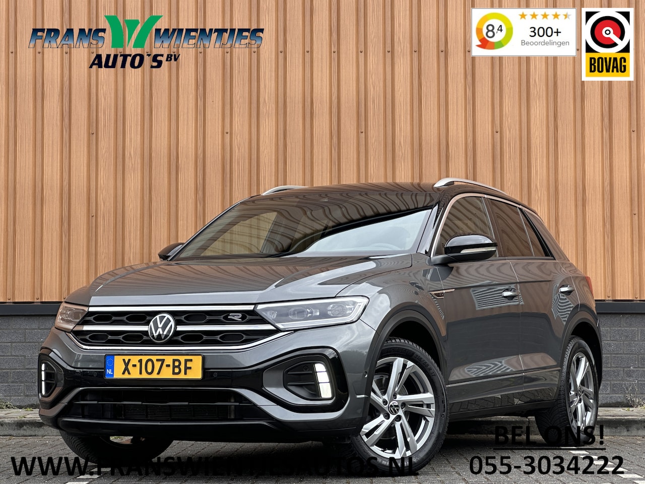 Volkswagen T-Roc - 1.0 TSI R-Line Business | Massage | IQ Light | DAB | Stoelverwarming | Achteruitrijcamera - AutoWereld.nl