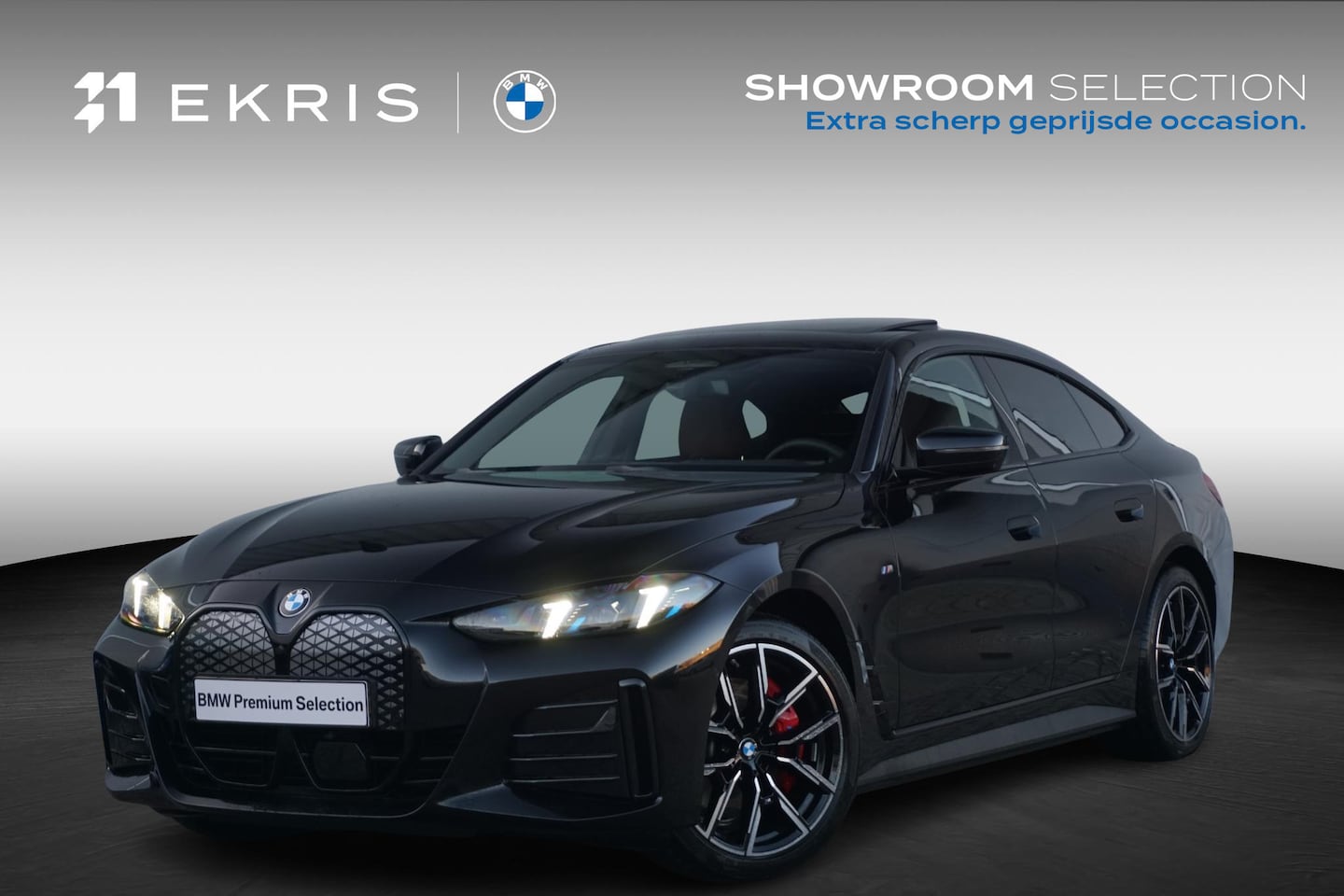 BMW i4 - eDrive40 M Sportpakket Pro 19'' / Individual Interieur / Schuif-/kanteldak / Elektrisch ve - AutoWereld.nl