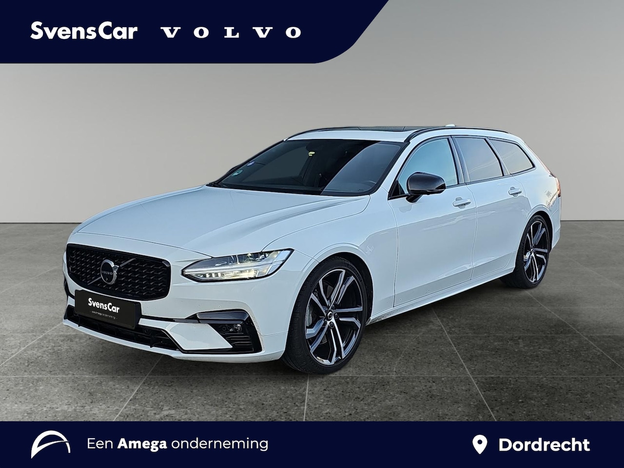 Volvo V90 - 2.0 B4 R-Design | Trekhaak | Panoramadak | 360 graden camera | Harman/Kardon | - AutoWereld.nl