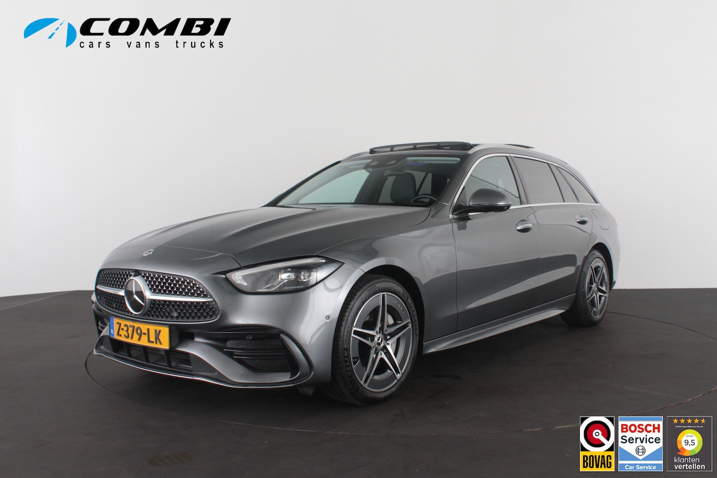 Mercedes-Benz C-klasse Estate - 300 e AMG Line > Plug in/Panorama/Trekhaak/360°/Head-up... - AutoWereld.nl