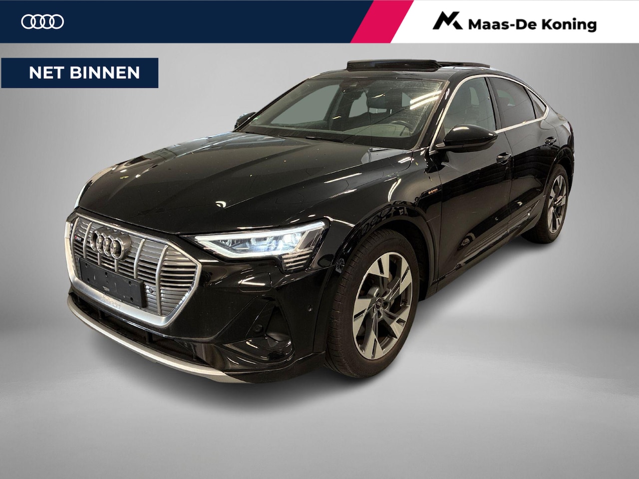 Audi e-tron Sportback - 55 Quattro S edition 95 kWh / 408pk · SOH 98% · Panoramadak · Luchtvering · Camera · B&O S - AutoWereld.nl