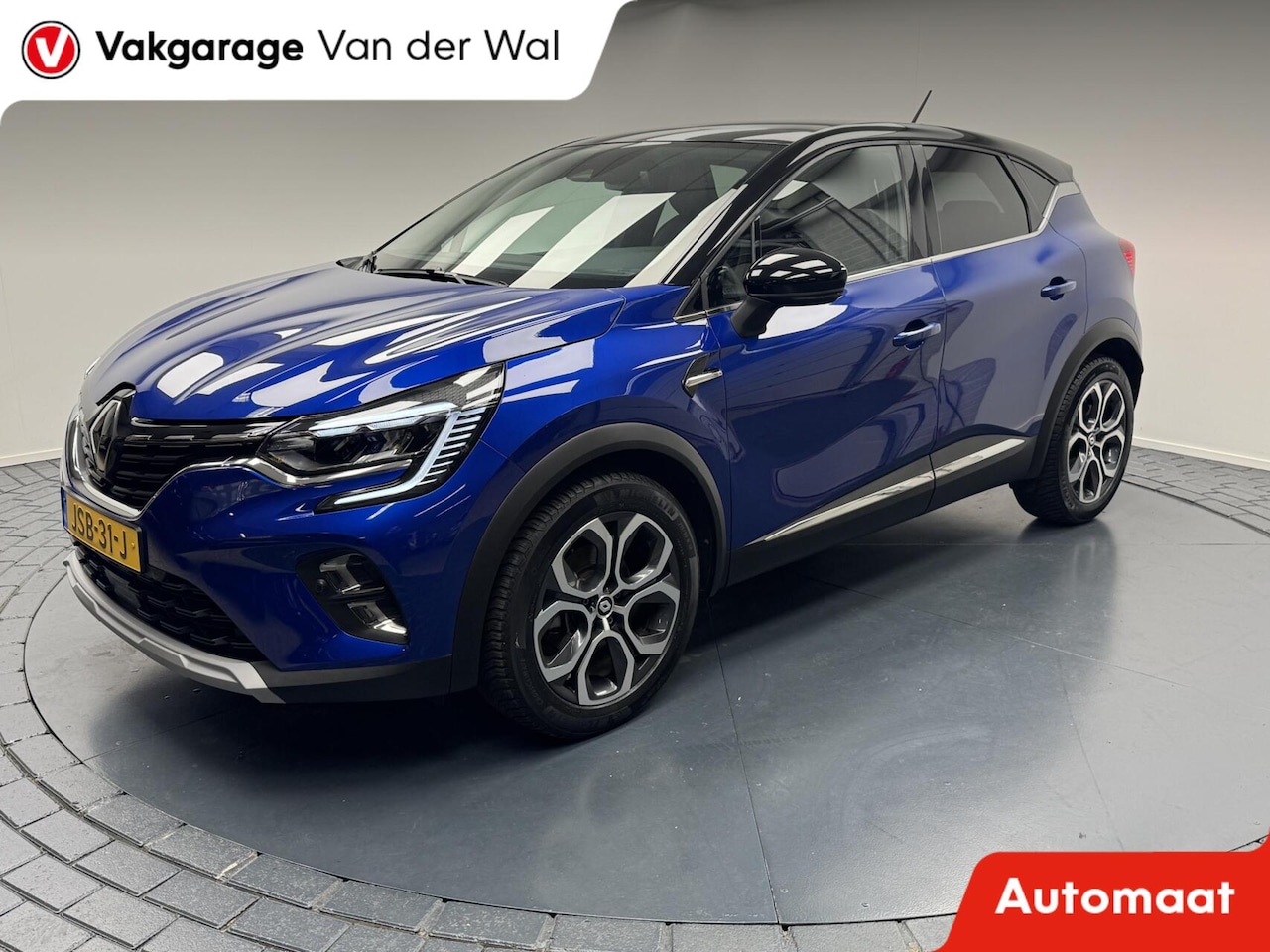 Renault Captur - 1.6 E-Tech Hybrid Automaat-Navigatie-Cr.contr-Clima-Carplay-Parkeersensoren-Lm18''velgen - AutoWereld.nl