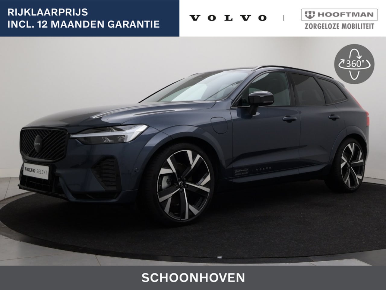 Volvo XC60 - T6 PLUG-IN HYBRID PLUS BLACK EDITION LUCHTVERING 22INCH SCHUIFDA - AutoWereld.nl