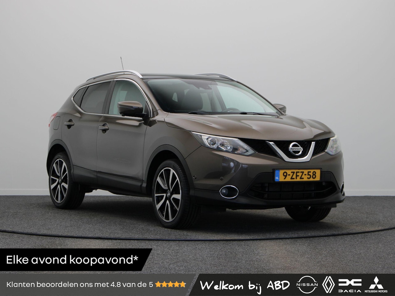 Nissan Qashqai - 1.2 Tekna | Trekhaak | lederen bekleding| panoramadak | - AutoWereld.nl