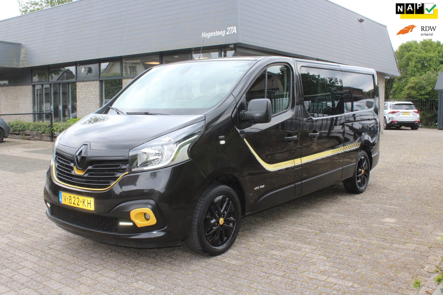 Renault Trafic - DUBBEL CABINE LANGE UITV 1.6 dCi T29 L1H1 Formula Edition Yellow Energy - AutoWereld.nl