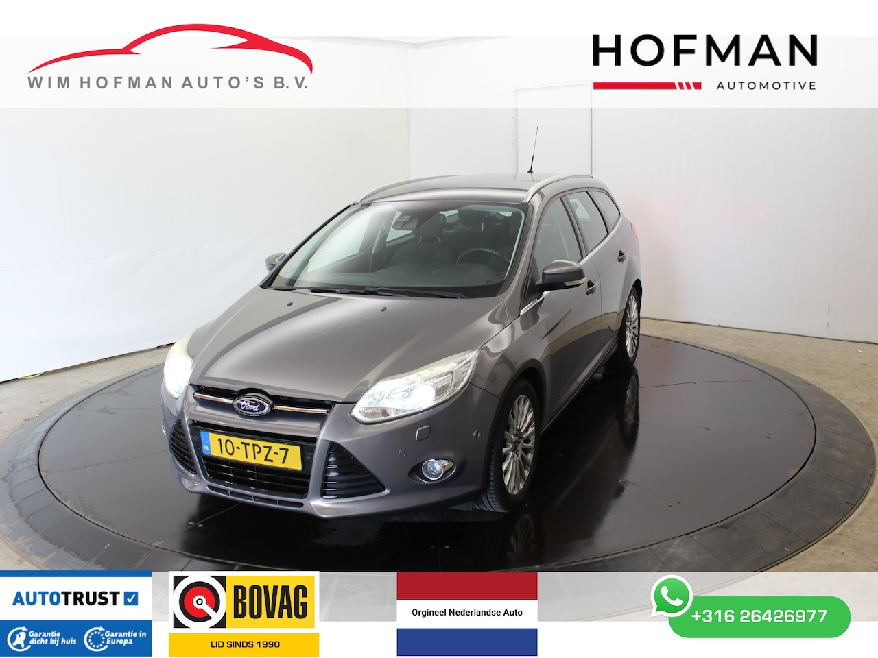 Ford Focus Wagon - 1.6 EcoB Titanium Trekhaak Distributie NW Dealer ondehouden - AutoWereld.nl