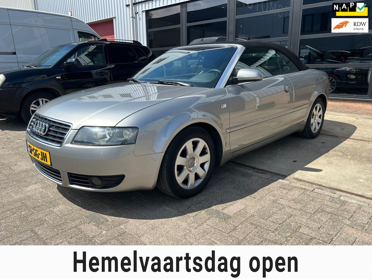 Audi A4 Cabriolet - 1.8 Turbo Pro Line Automaat Airco|Cruise|Stoelverw.| DAK KAPOT! - AutoWereld.nl
