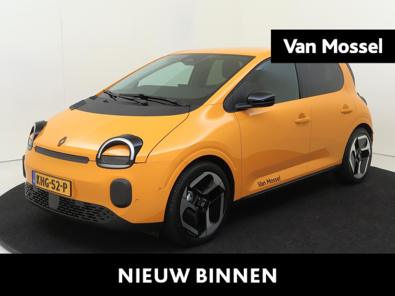 Renault Twingo - urban range techno 27.5 kWh 80 PK | Pack Privilège | lichtmetalen velgen 18" | Jaune Mango - AutoWereld.nl