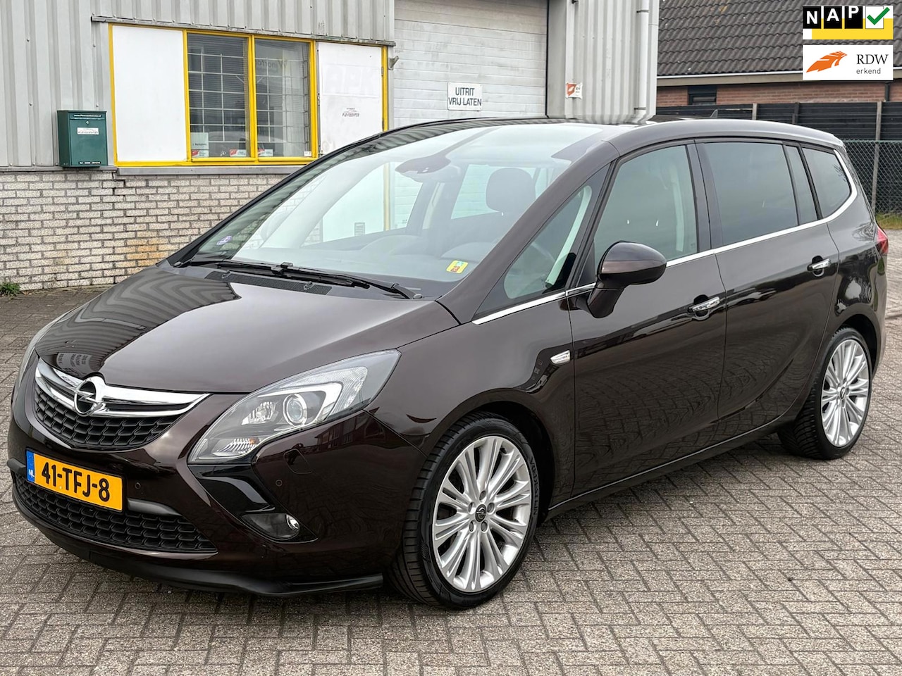 Opel Zafira Tourer - 1.4 TURBO 140 PK 6 BAK Bj 2012 Cosmo Sport 2e Eig Ecc Navi Panoramadak Xenon Led Pdc Cruis - AutoWereld.nl