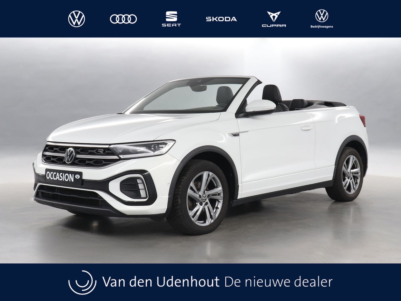 Volkswagen T-Roc Cabrio - 1.5 TSI 150pk Automaat R-Line / Stoelverwarming / App Connect / Adaptive Cruise - AutoWereld.nl