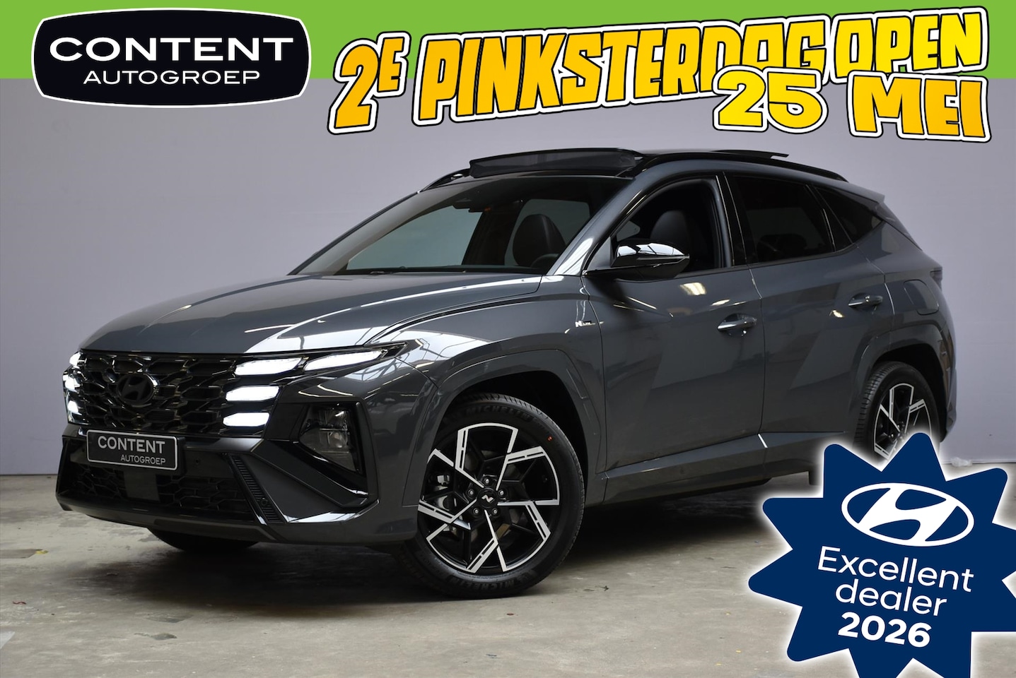 Hyundai Tucson - 1.6 T-GDi PHEV 288pk 2WD Aut N Line Business Sky - AutoWereld.nl