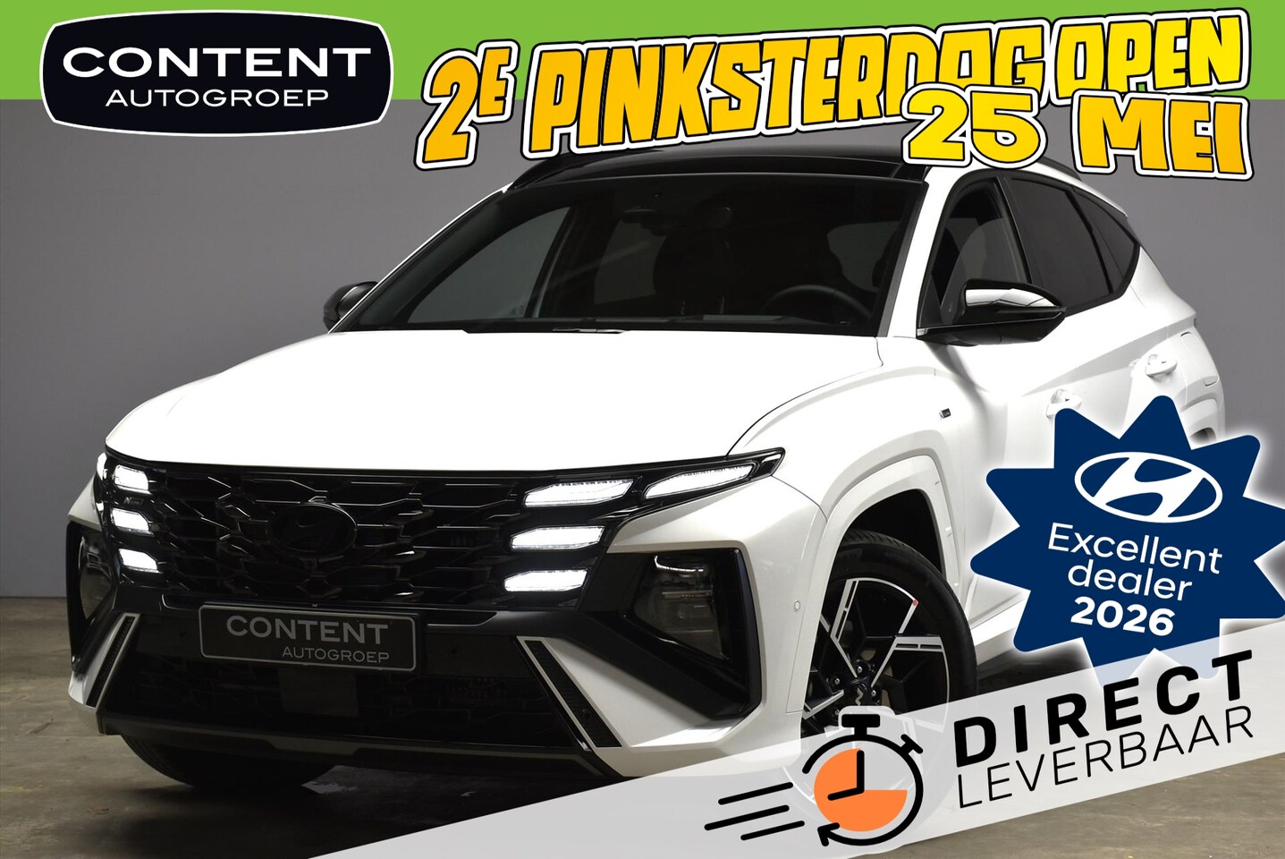 Hyundai Tucson - 1.6 T-GDi PHEV 288pk 2WD N Line Sky // Direct Leverbaar - AutoWereld.nl