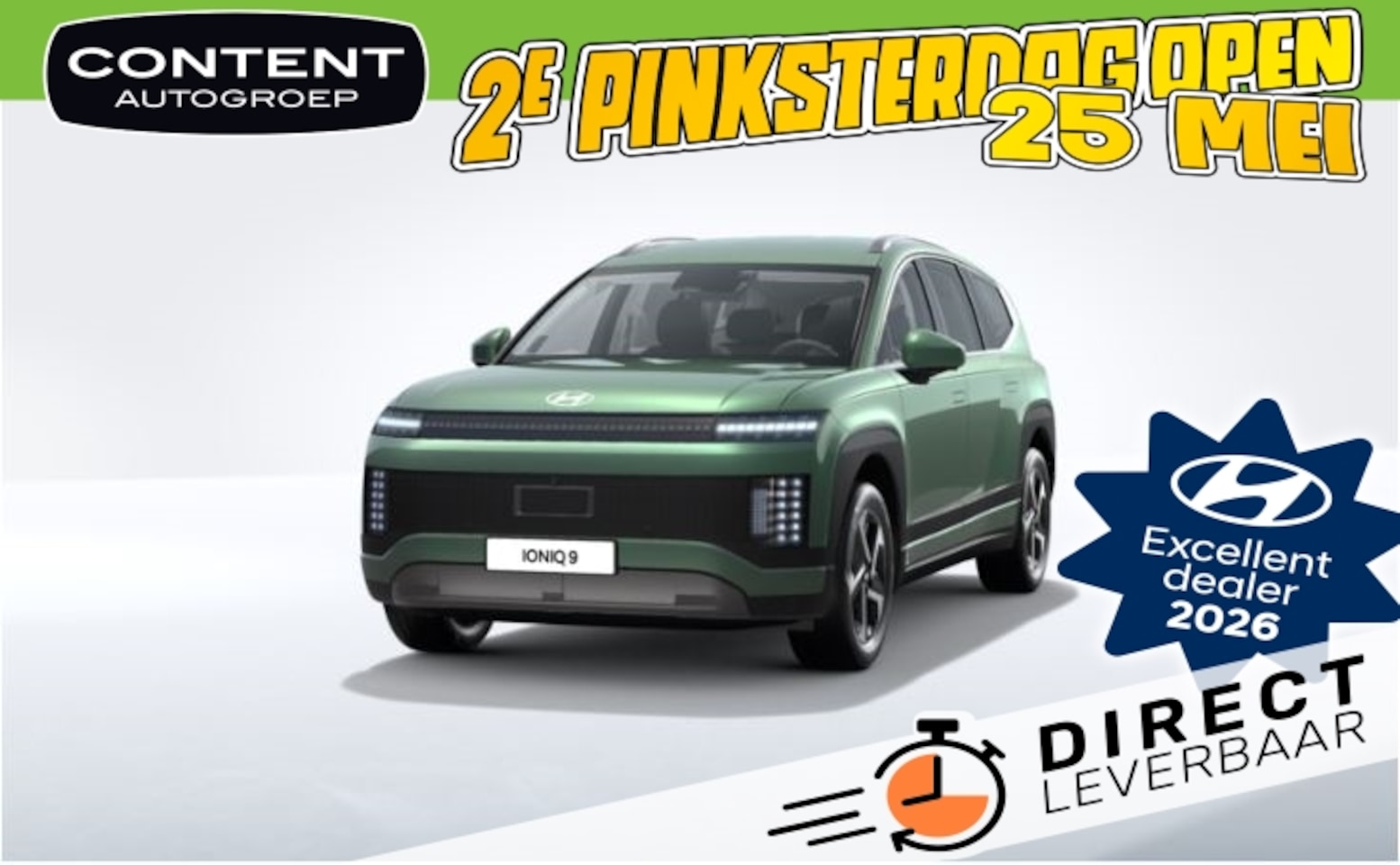Hyundai IONIQ 9 - 110,3 kWh 218pk RWD Style I Nu te bestellen - AutoWereld.nl