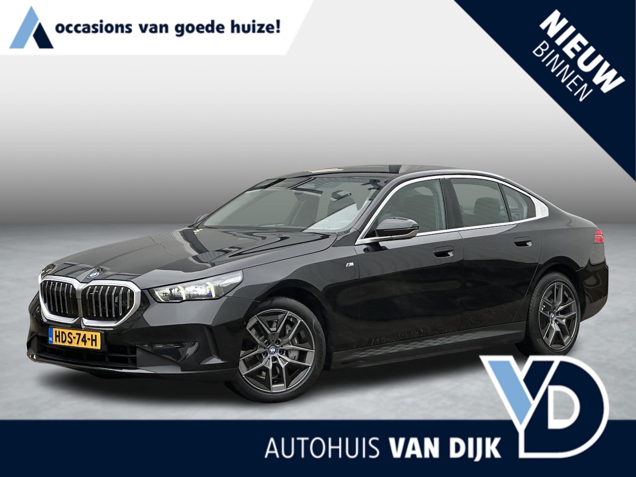 BMW i5 - eDrive40 Business Edition 84 kWh | Leder/Adapt.Cruise/Driving ass./Elektr.Stoelverst. - AutoWereld.nl