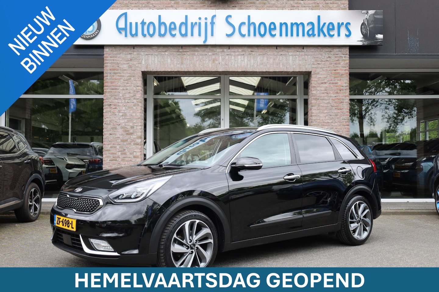 Kia Niro - 1.6 GDi Hybrid ExecutiveLine TREKHAAK MEMORY LEER STOELVENTILATIE+VERWARMING CARPLAY DAB A - AutoWereld.nl