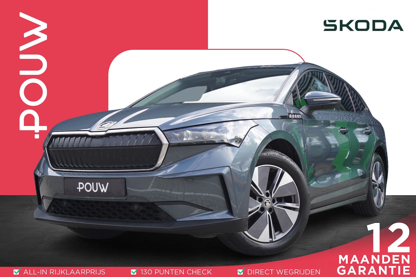 Skoda Enyaq iV - 60 180pk | SoH 95% | Navigatie | Smartlink | PDC Achter - AutoWereld.nl
