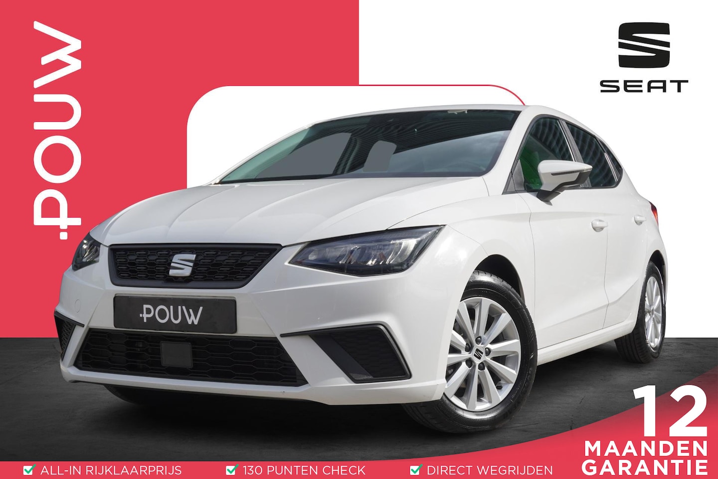 SEAT Ibiza - 1.0 EcoTSI 95pk Style | Climatronic | FullLink | PDC Achter - AutoWereld.nl