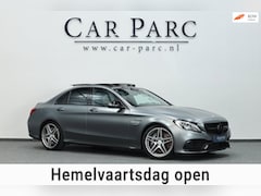Mercedes-Benz C-klasse - AMG 63 MATT/CARBON/SCHAALSTOELEN/SFEER/PANO/HALF LEDER+ALCANTARA+SVERWARMING/19"LMV/CAM/AC