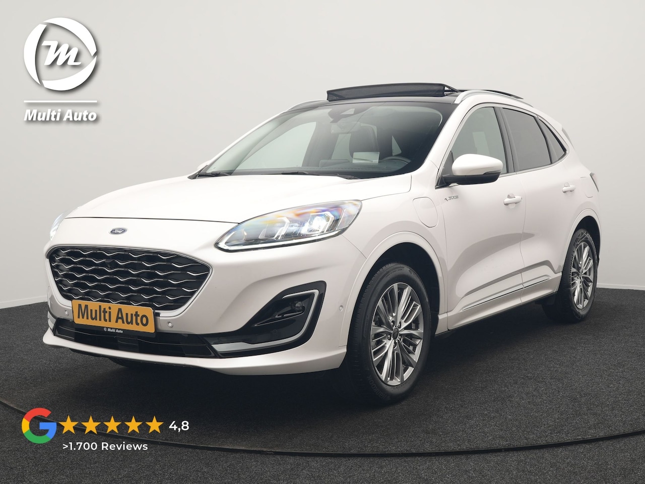 Ford Kuga - 2.5 Vignale PHEV 225pk Dealer O.H. | Trekhaak Afn. | Panodak | Adaptive Cruise | Head Up | - AutoWereld.nl