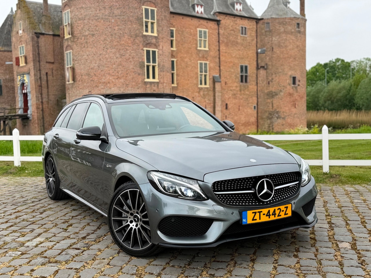 Mercedes-Benz C-klasse Estate - AMG C43 4MATIC (bj 2017) PANO|CARBON|BURMESTER|MEMORY - AutoWereld.nl