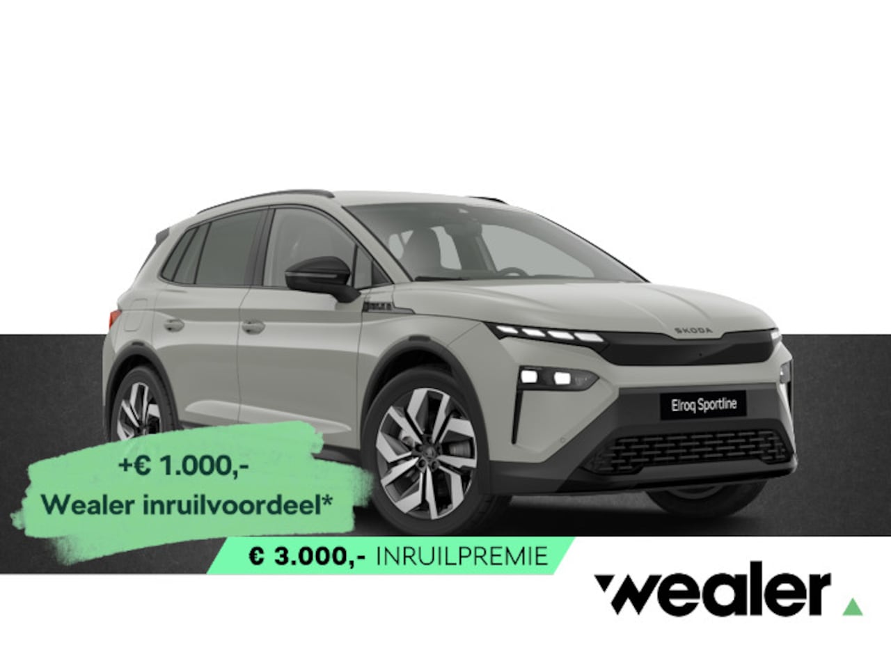 Skoda Elroq - 85 Sportline 286 PK Trekhaak | DCC | Business Upgrade Maxx | Winterpakket | Warmtepomp | - AutoWereld.nl