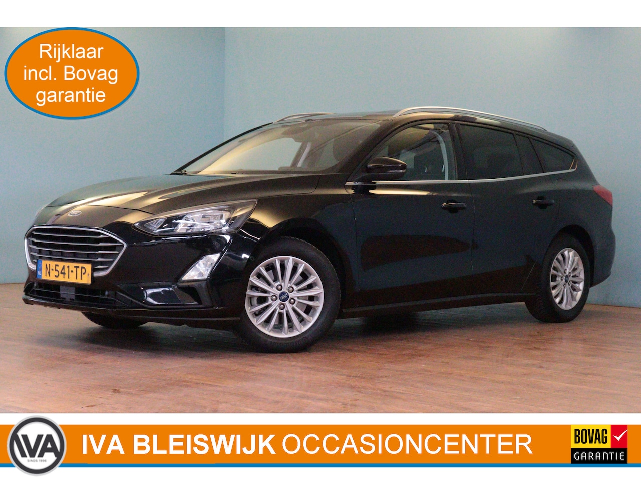 Ford Focus Wagon - 1.0 EcoBoost Titanium X Business automaat | NAVI | CAMERA + PDC | VRUIT / STUUR / STOELVER - AutoWereld.nl