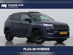 Jeep Compass - 4xe 240 Plug-in Hybrid Electric S | Panoramadak | 360° Camera | Trekhaak | Stoel+Stuurverw