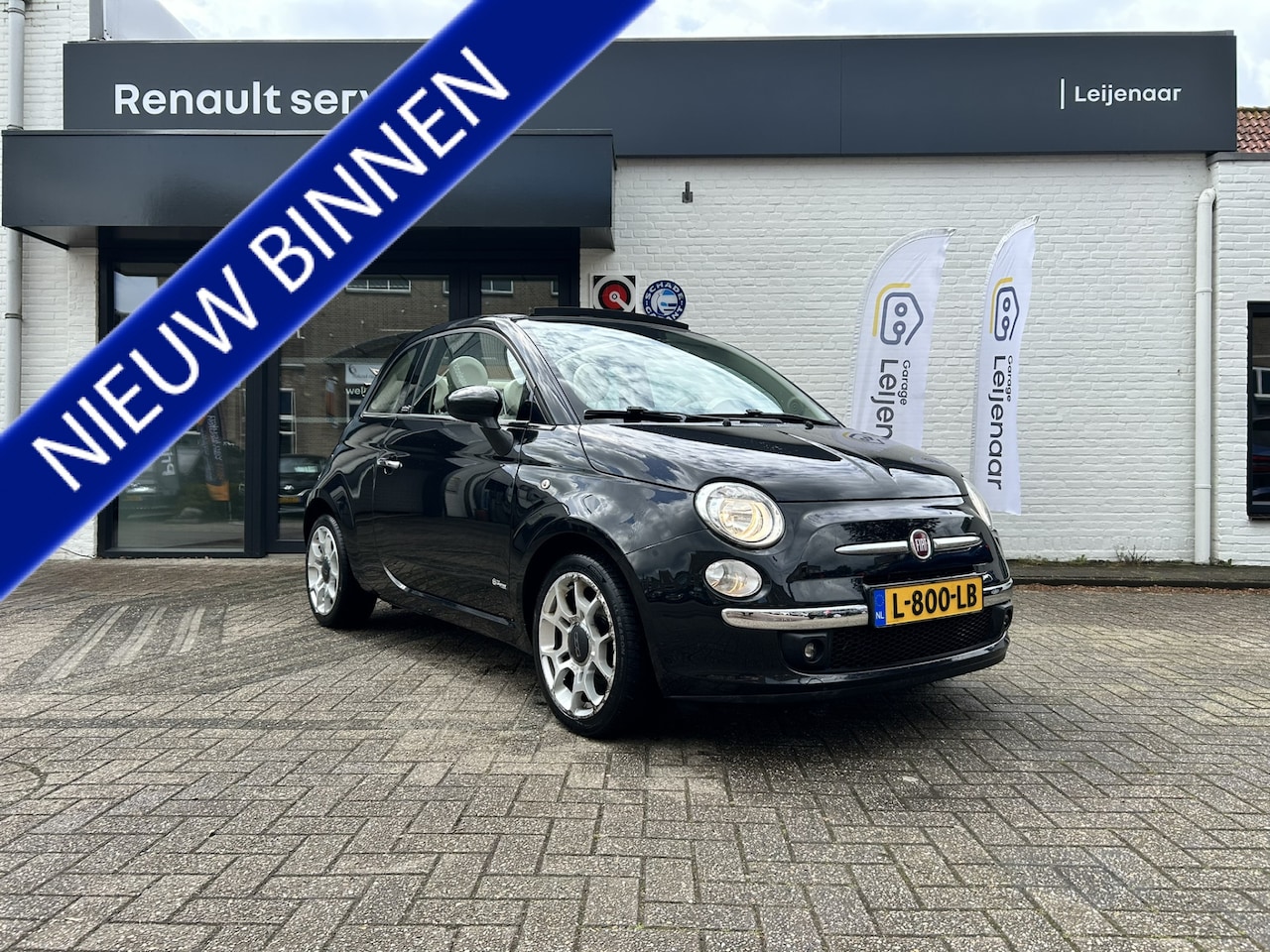 Fiat 500 C - 0.9 TwinAir Lounge | Cabrio | Airco | Lichtmetalen velgen | Parkeersensoren | - AutoWereld.nl