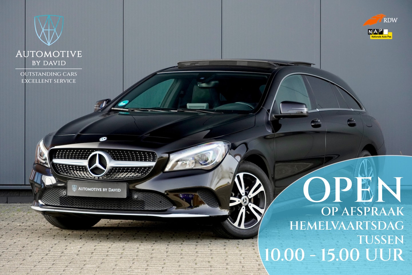 Mercedes-Benz CLA-klasse Shooting Brake - 180 122 pk PRESTIGE AUTOMAAT / TREKHAAK / PANORAMADAK / BTW-AUTO / APPLE CARPLAY / ACHTERU - AutoWereld.nl