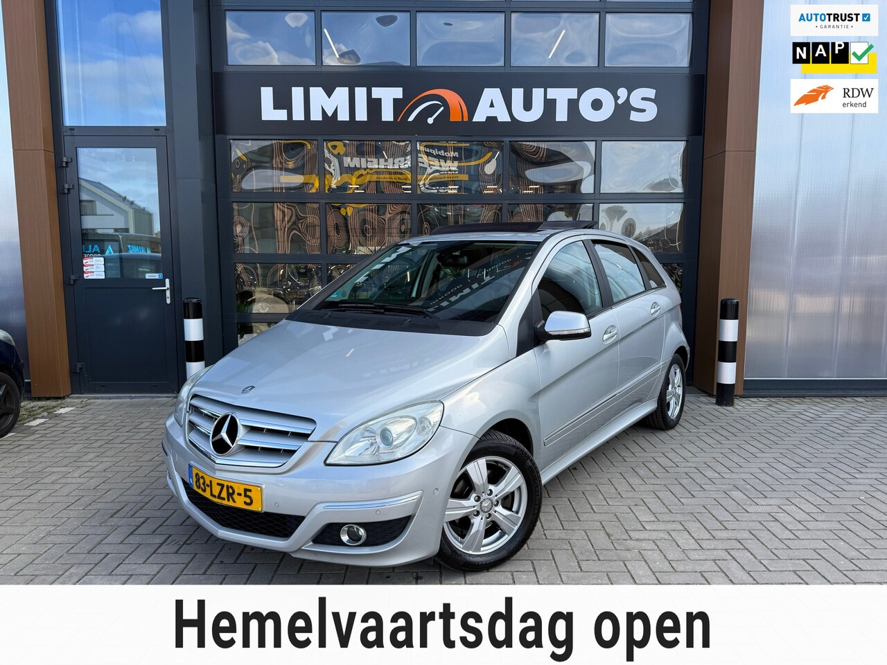 Mercedes-Benz B-klasse - 200 Turbo Aut/Schuifdak/Airco/Cruise/Pdc.v+a/Nap/Apk - AutoWereld.nl