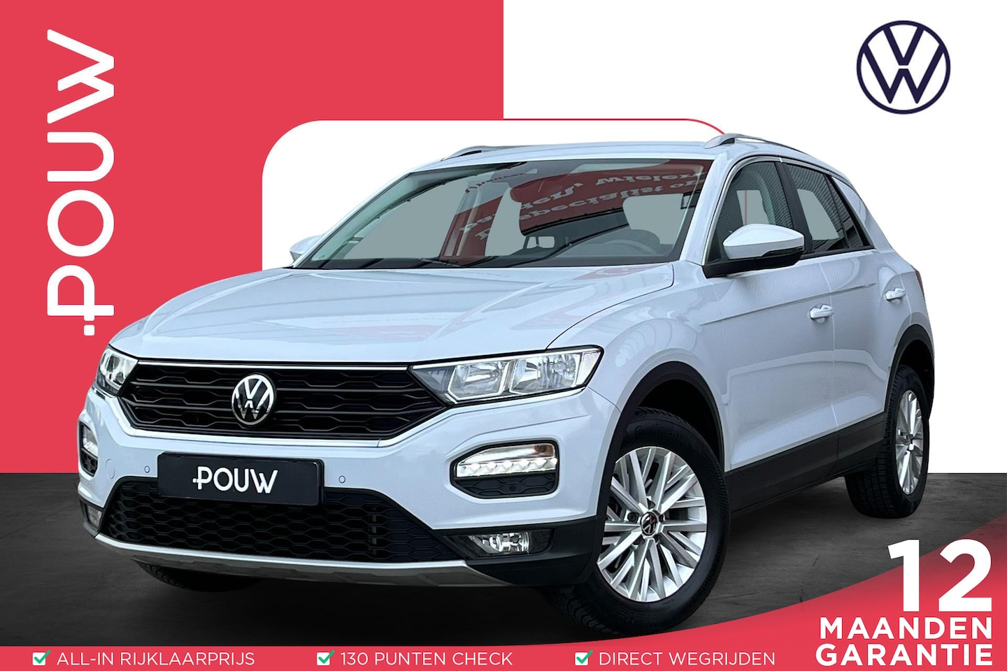 Volkswagen T-Roc - 1.0 TSI 110pk Style Business | Navigatie | App Connect | Elektr. Achterklep - AutoWereld.nl