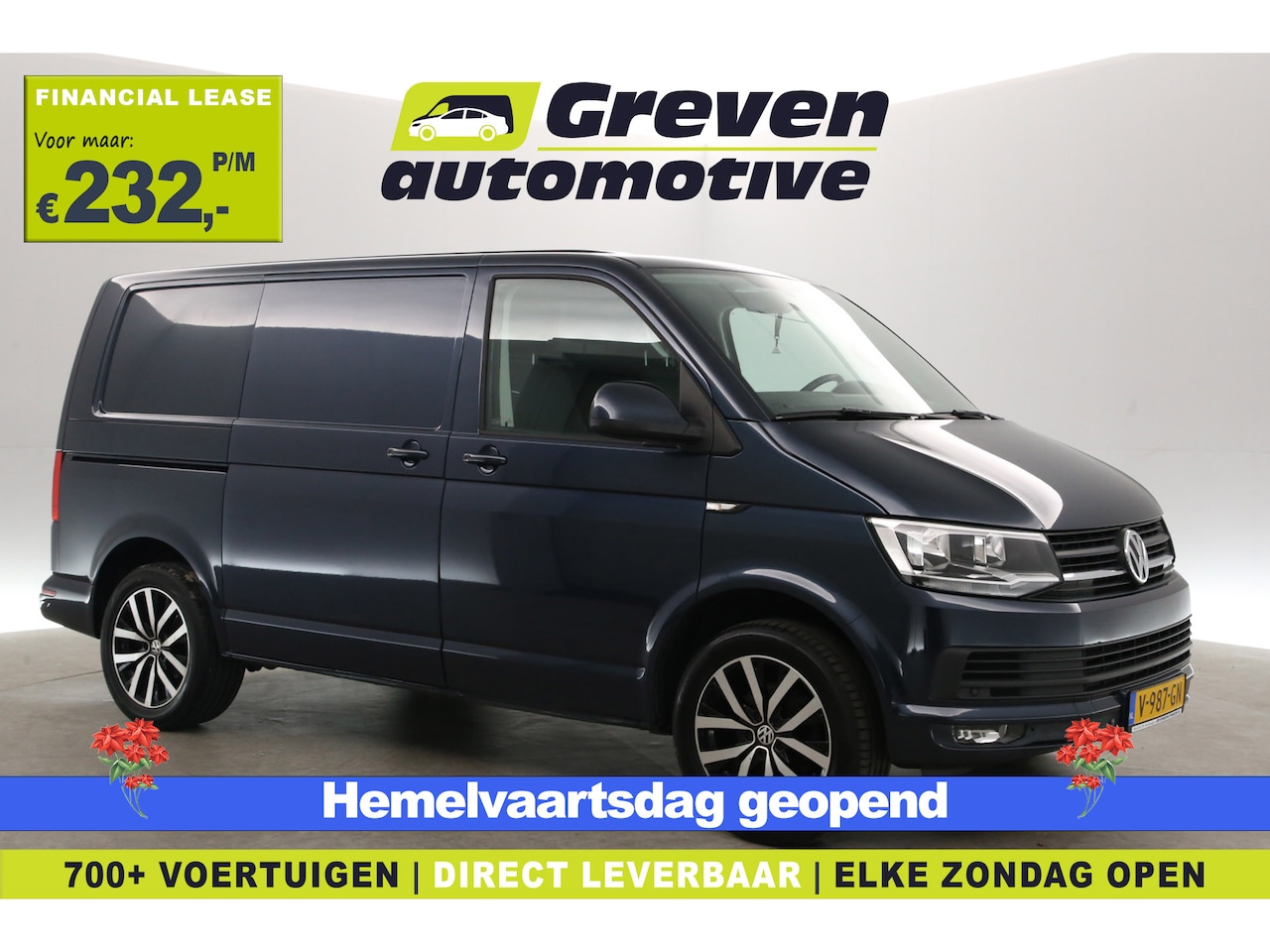 Volkswagen Transporter - 2.0 TDI 150PK L1H1 | Airco | Cruise | Parkeersens | Trekhaak | 18"LMV - AutoWereld.nl